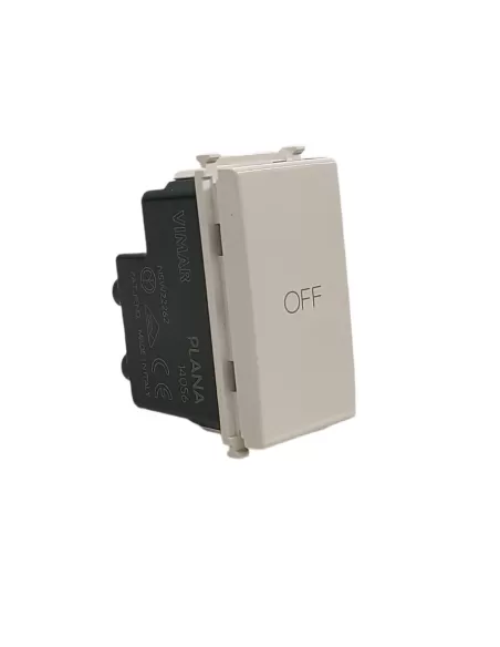 Vimar 14056.33 1P Sans Nc 10A Bouton-poussoir Symbole d'arrêt